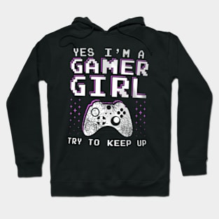 Gamer Girl  for Teens Video Gaming Hoodie